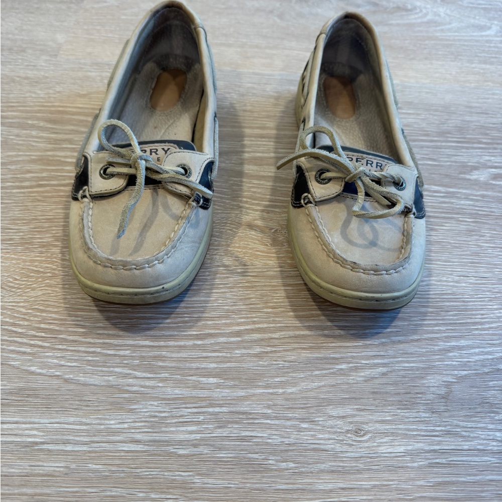 Sperry Women's Beige and leopard Loafers